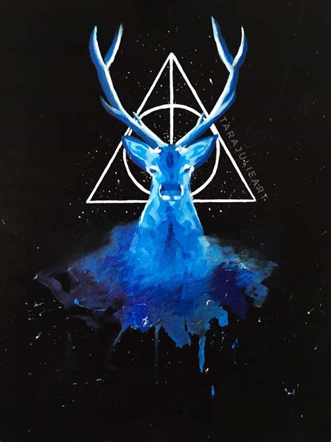 Harry Potter Patronus Painting Acrylic Art Amino
