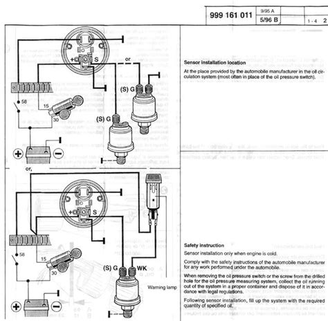 vdo gauge wiring diagram