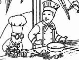 Coloring Arthur Chef Wecoloringpage Pages Cartoon sketch template