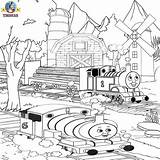 Coloring Thomas Pages Friends Island Misty Ben Bill Percy Train Kids Rescue Printable Islet Color Engine Clipart Tank Woodland Mill sketch template