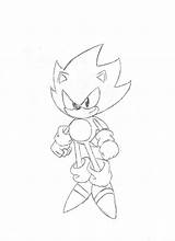 Hedgehog Getdrawings Sega sketch template