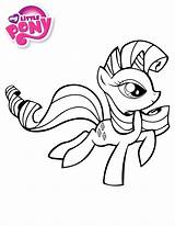 Rarity Pony Little Coloring Runs Pages sketch template