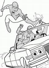 Coloring Pages Spiderman Print Kids sketch template