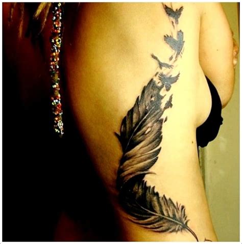 40 Amazing Feather Tattoos You Need On Your Body