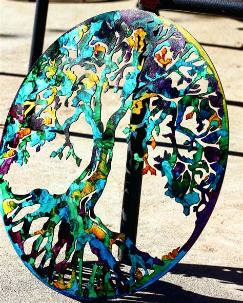 15 Inspirations Fused Glass And Metal Wall Art