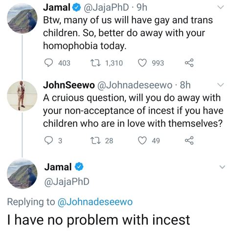 I Have No Problem With Incest Twitter Influencer Jaja Phd Writes