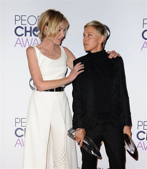 Ellen Degeneres Portia De Rossi People S Choice Awards 2016 Popsugar