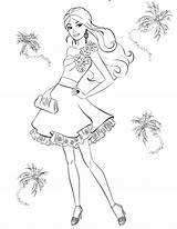 Coloring Barbie Friends Pages Printable Idea Luxury Getcolorings sketch template