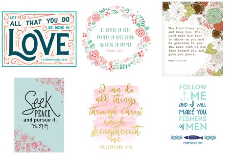 nursery decor series   printable scripture verses