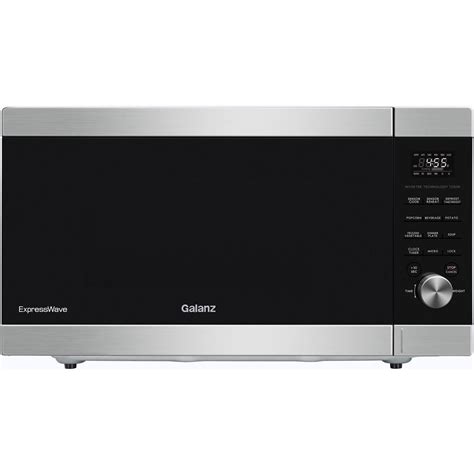 galanz  cu ft expresswave counter top microwave stainless steel walmartcom