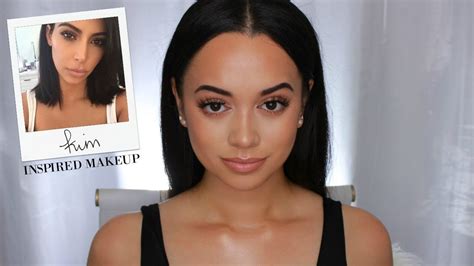 Kim Kardashian Inspired Makeup Tutorial Youtube