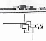 Mies Rohe Brique Campagne 1924 Ludwig Architettura Stijl Petite Case Moderna 1922 Bricks Studyblue sketch template