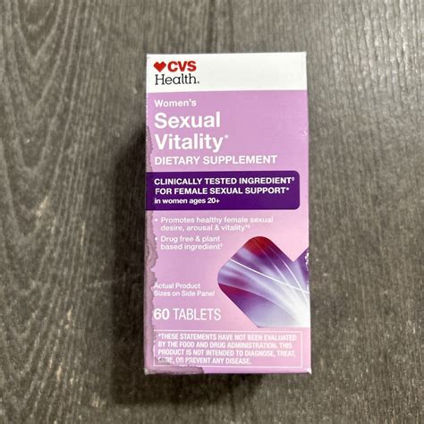 Cvs Women S Sexual Vitality Support Dietary Supplement 60 Tablets Exp