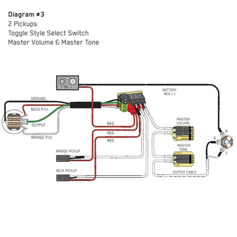 emg pickups   wiring diagram