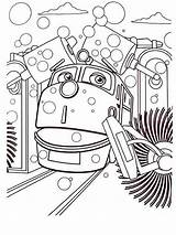 Pages Coloring Chuggington Printable sketch template
