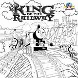 Thomas Engine Steam Coloring Tank Train Color Pages King Railway Kids Drawing Royal Representations Printable Exquisite Wooded Surroundings Area sketch template