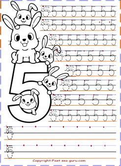 printables preschool number  tracing worksheets tracing numbers