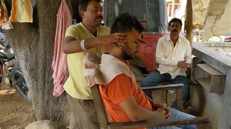 Amazing Street Massage With Neck Cracking Indian Massage