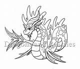 Dragonsandbeasties Dragon Inktober Deviantart Aquatic Coloring Choose Board Line sketch template