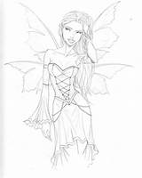 Coloring Pages Fairy Fairies Angels Colouring sketch template