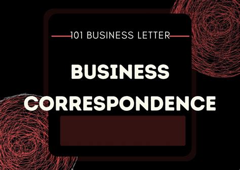 business correspondence examples  business letter