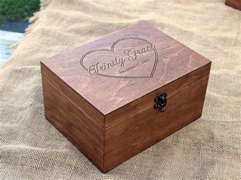 personalized jewelry box baby memory box custom jewelry wood box