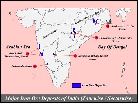 major mineral resources  india  maps geographyu read