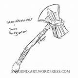 Stormbreaker Drawing Deviantart Para sketch template