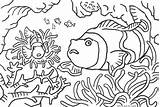 Colorare Disegni Animals Pesce Angelo Rainforest sketch template