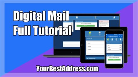 digital mail tutorial   address youtube