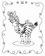 Coloring Zebra Pages Kids Print Printable Color Cute Books Popular Sheknows Choose Board Coloringhome sketch template