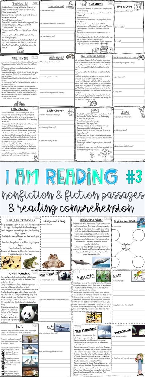 reading comprehension passages  questions st grade set  distance