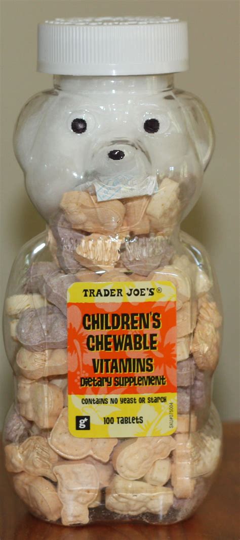 trader joes fan childrens chewable vitamins