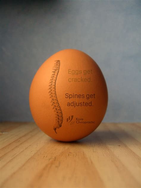 eggs get cracked spines getadjusted chiropractic chiropractor
