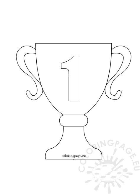 trophy template printable