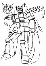 Transformers Coloring Pages Printable Books sketch template