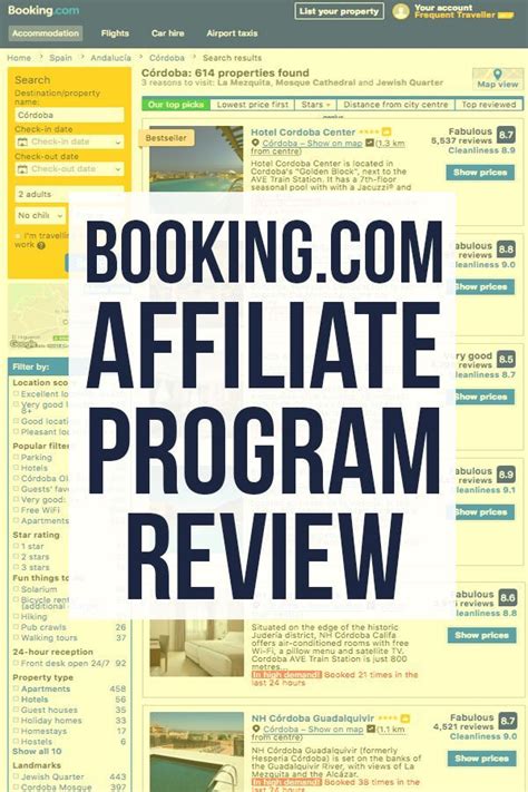 booking  affiliate program review  hotel affiliates  travel bloggers affiliates