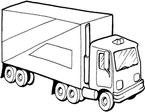 printable truck coloring pages