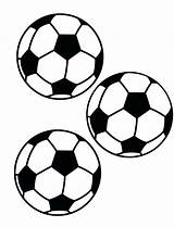Ball Soccer Balls Coloring Pages Printable Sports Drawing Football Small Print Clip Kids Printables Clipart Color Kreations Kandy Insert Plate sketch template
