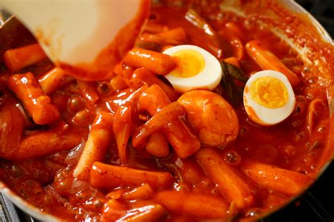 discover korean cuisine  spicy rice cake tteokbokki zaffroncuisine