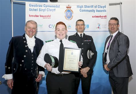 high sheriff  clwyd community awards  crimebeat