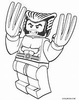 Coloring Pages Wolverine Lego Marvel Cool2bkids sketch template