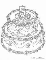 Birthday Cake Coloring Years Pages Year Old Color Number Hellokids Print Online sketch template