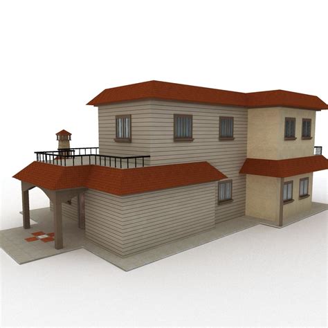 model  residential house duplex