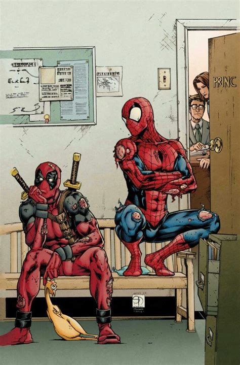 deadpool x spiderman comics amino