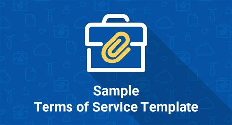 sample terms  service template termsfeed