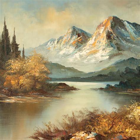 antonio oil painting  mountain landscape ebth