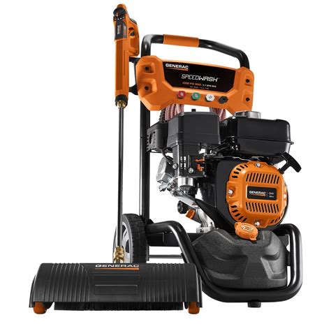 review generac speedwash   psi  gpm cc gas powered pressure washer system