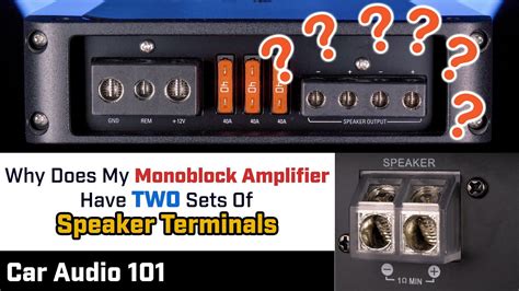 monoblock amplifier   sets  speaker terminals  youtube