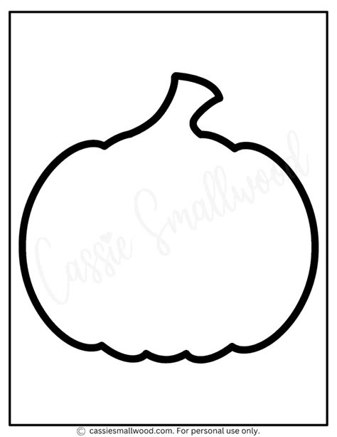 large blank pumpkin outline cassie smallwood